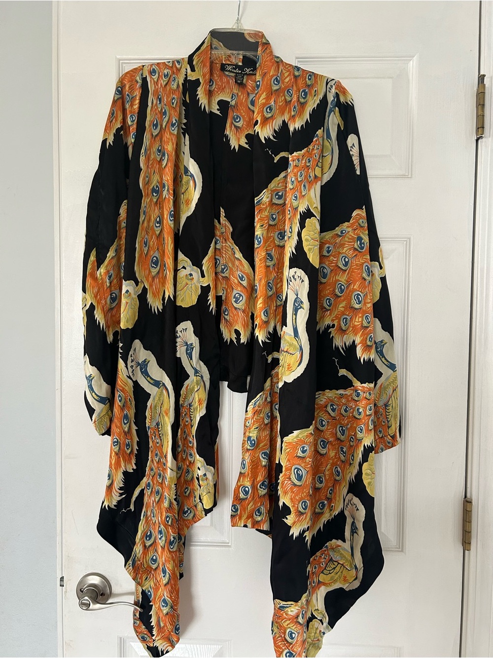Nicole Richie winter Kate peacock kimono